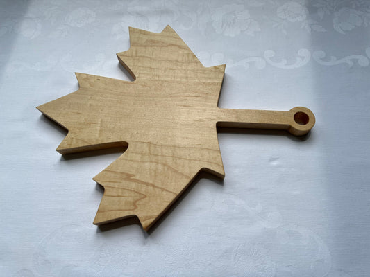 Maple leaf shaped chopping board / charcuterie board / serving board